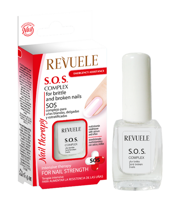 REVUELE NAIL THERAPY SOS-Komplex für brüchige und gebrochene Nägel 10 ml