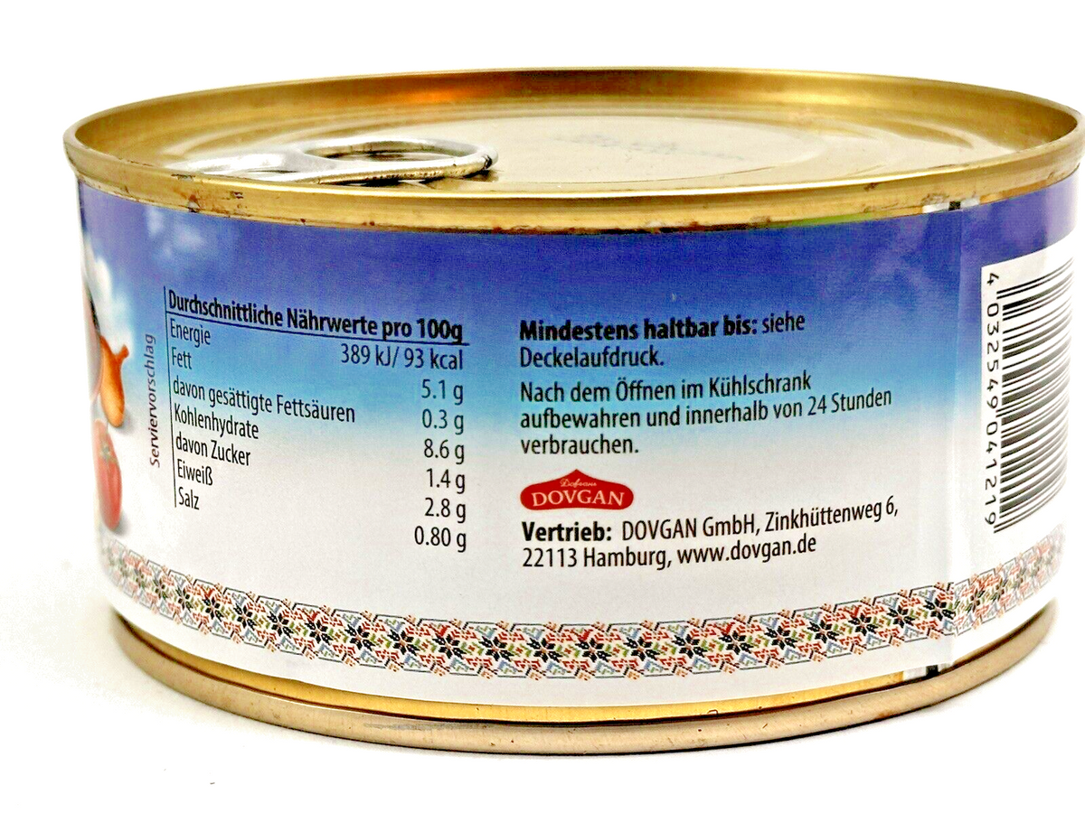 2x VESELKA Borschtsch Suppe Hähnchenfleisch 2 Dose je 325g (273g Abtropfgewicht)