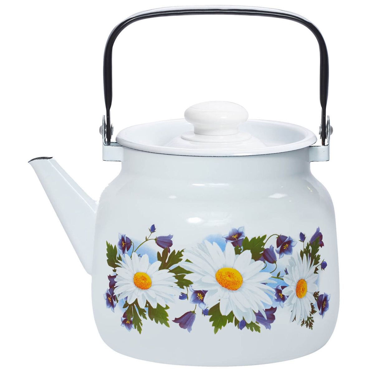Wasserkocher Wasserkessel Emaille 3,5 L Vintage neu Garten Camping