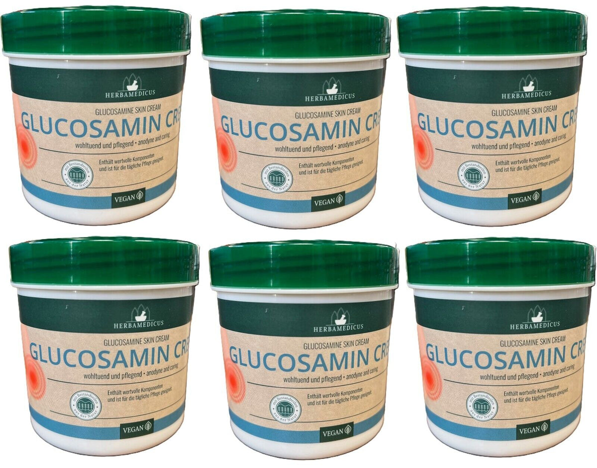 Herbamedicus Glucosamin Creme tägliche Pflege, 6x 250 ml