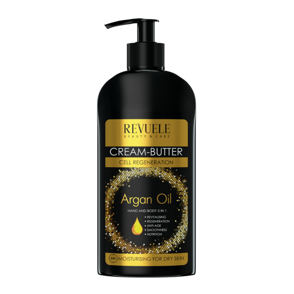 2x REVUELE ARGANÖL Creme-Butter Hand & Körper 5 in 1 #      2x 400ml