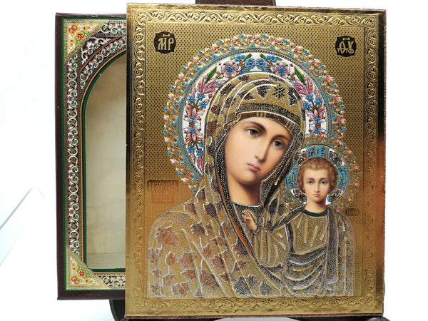 Ikone GM von Kasan Holz im Kartonbox mit Goldprägung, 10x 12cm