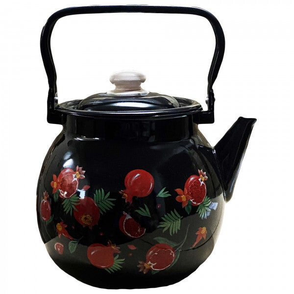 Wasserkocher Wasserkessel Emaille 3,5 L Vintage neu Garten Camping