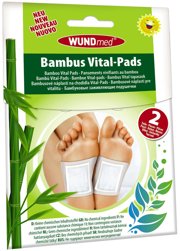 Wundmed Bambus Vital-Pads Erfrischungspflaster 2er