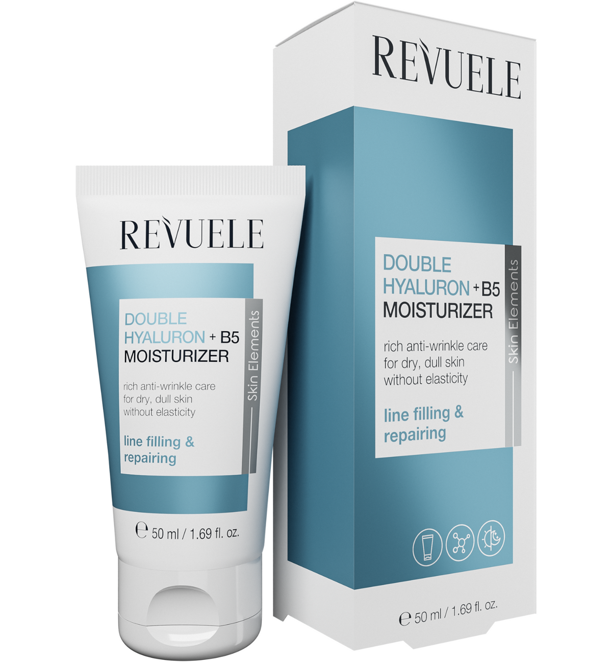 REVUELE DOUBLE HYALURON + B5 FEUCHTIGKEITS GESICHT CREME 2x 50ml