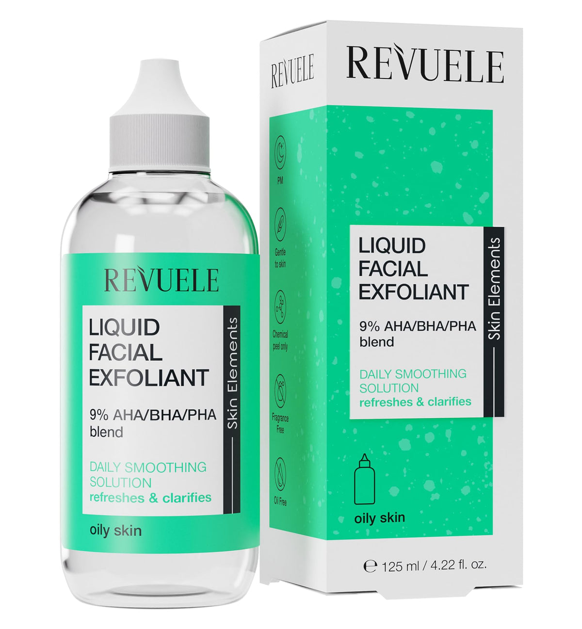 REVUELE FLÜSSIGES GESICHTSPEELING 9% AHA/BHA/PHA-MISCHUNG 125ml