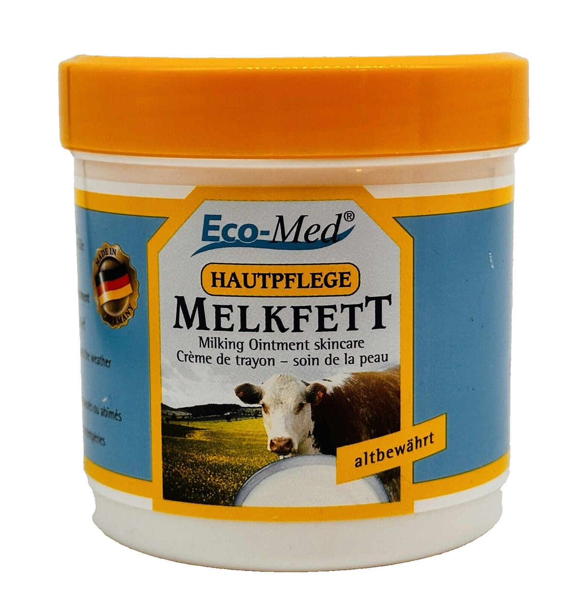 Eco-Med Melkfett Baby Seniorenpflege Hautpflegemittel, 2x 250 ml