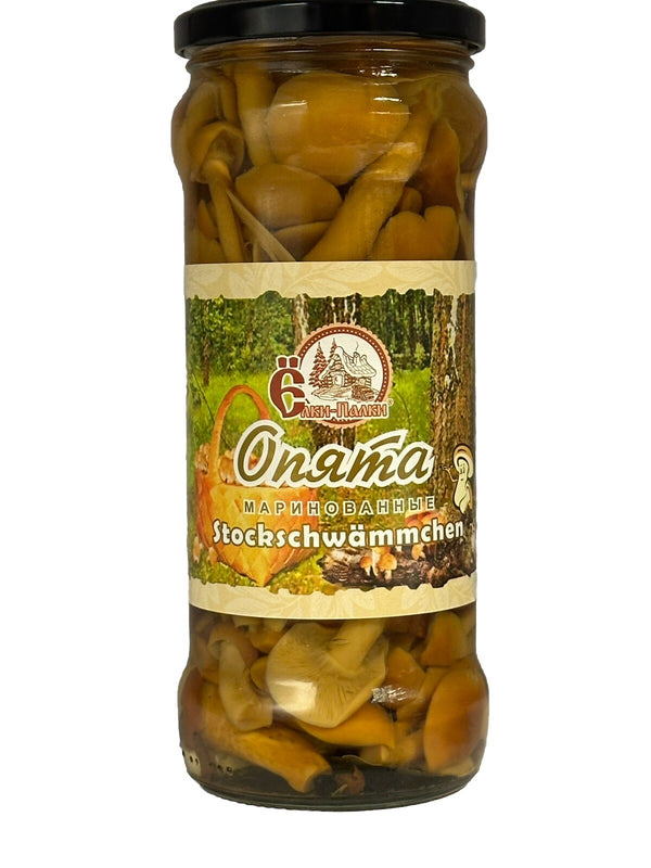 Sojus Stockschwämmchen Opjata Pilze Pilzen Füllmenge: 530g Abtropfgewicht: 300g