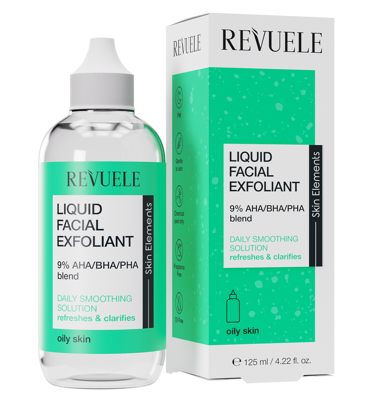 REVUELE FLÜSSIGES GESICHTSPEELING 9% AHA/BHA/PHA-MISCHUNG 125ml