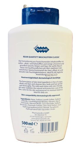Ream Quartett Waschlotion Classic pH-neutral, 6x 500ml