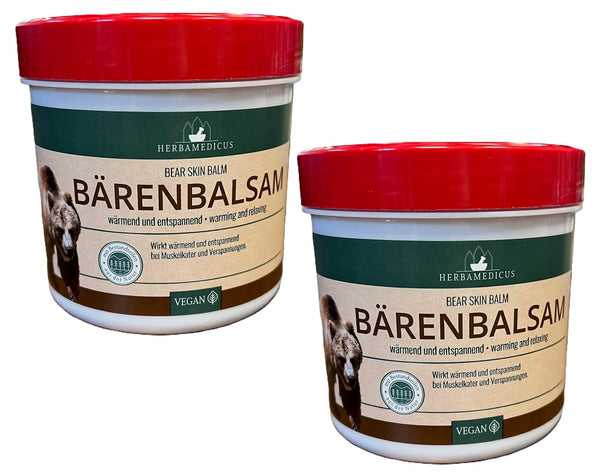 Herbamedicus Bärenbalsam Creme wärmend entspannend, 2x 250 ml