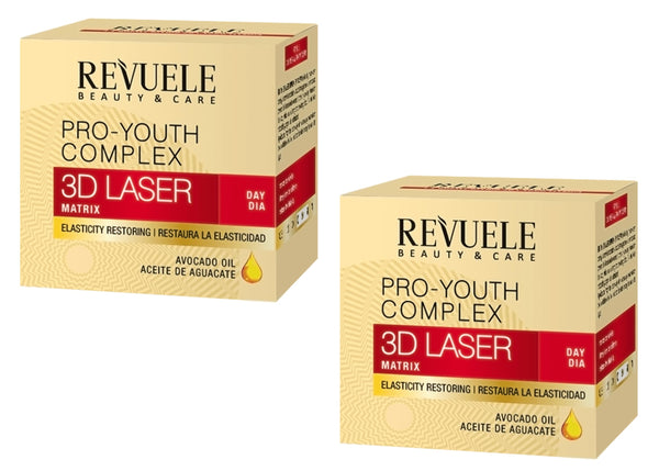 REVUELE 3D Laser Matrix Tagescreme 2er Pack. 2x50ml