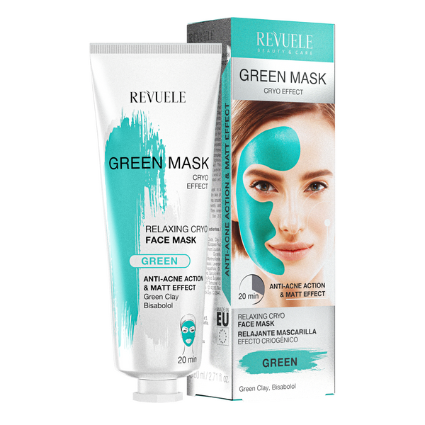 2x REVUELE GREEN MASK Cryo 2x 80ml