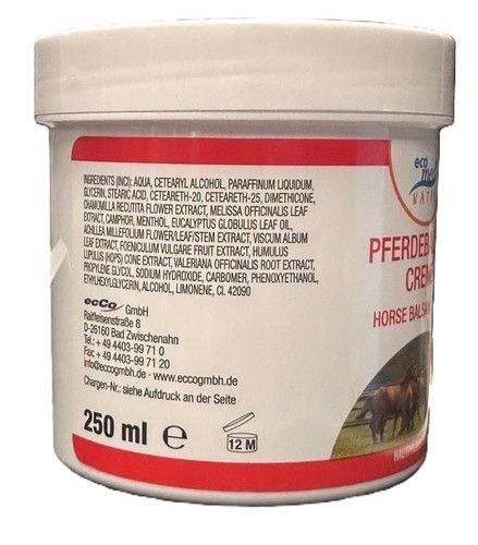 eco med NATUR Pferdebalsam Creme HORSE BALSAM CREAM, 2x 250ml