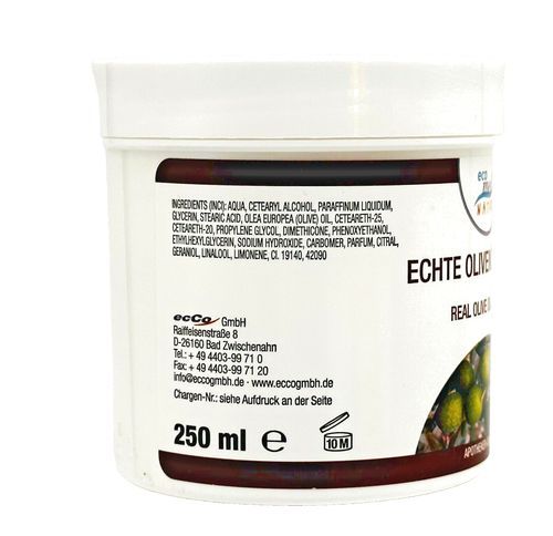 eco med Natur Olivenöl Ganzkörper und Gesicht Tages Creme, 2x 250ml