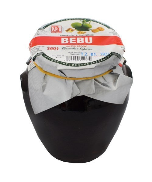 KULA Konfitüre Grüne Walnüsse  Armenien 360g / Abtropfgewicht 175g