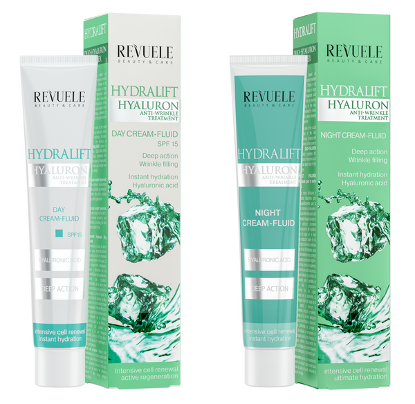 2tlg. Set REVUELE HYDRALIFT HYALURON Tages 50ml + Nacht Creme 50ml