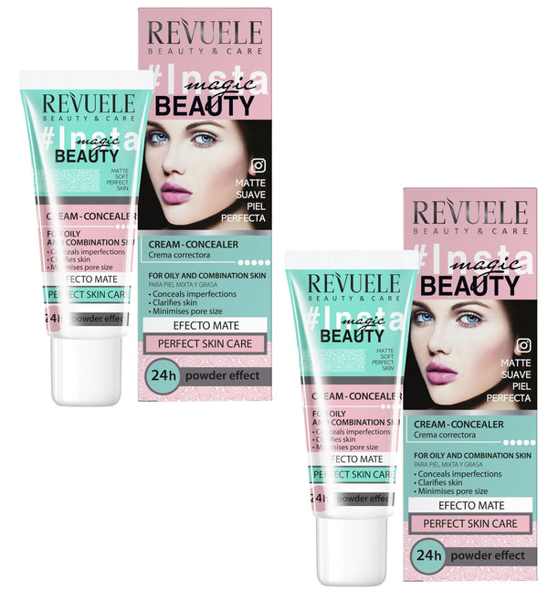 REVUELE INSTA MAGIC BEAUTY Creme Concealer 2er Pack. 2x35ml