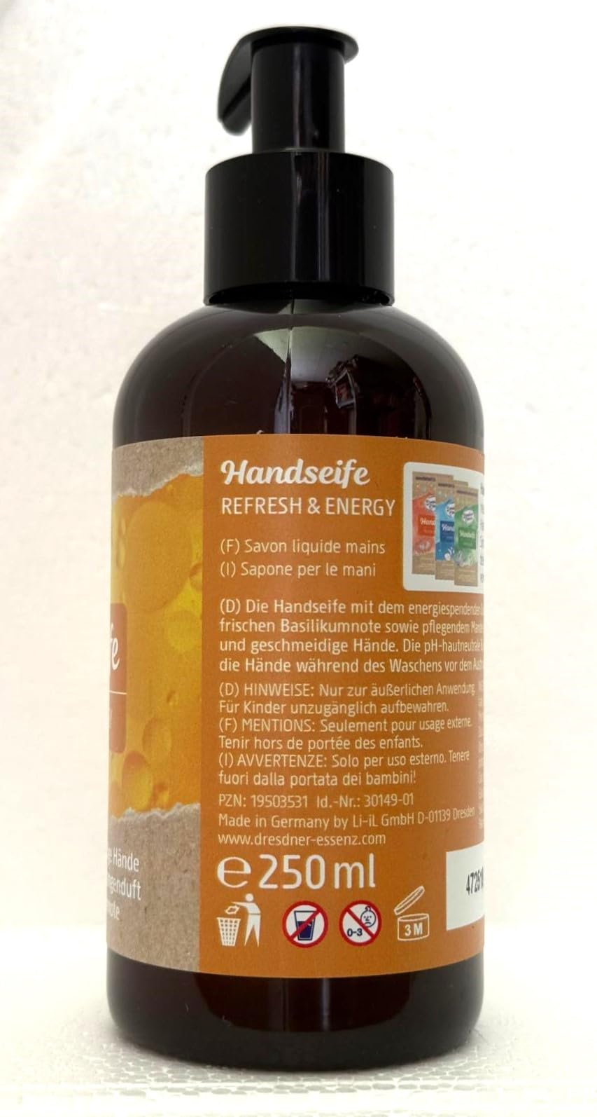 2-er Pack Dresdner Essenz Handseife Refresh & Energy 2x 250ml