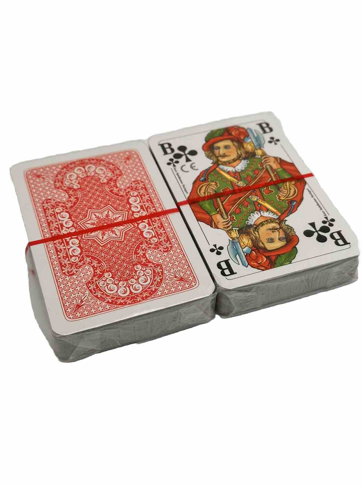 2x Kartendecks Spielkarten Poker Bridge Whist 55 Blätter , NEU