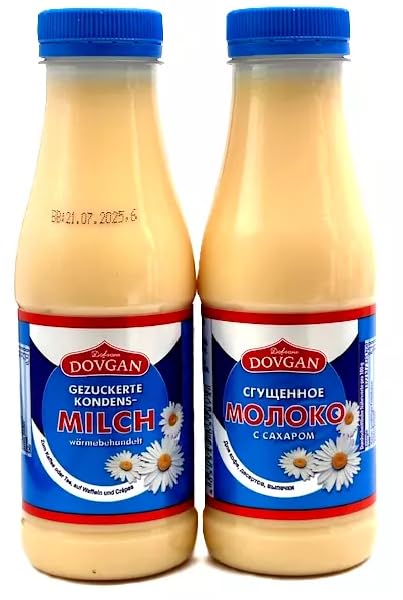 DOVGAN gezuckerte Kondensmilch 8,5% Fett 2x 480 g