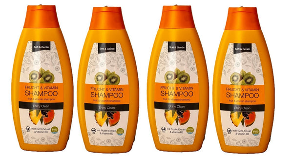 Soft&Gentle Frucht & Vitamin SHAMPOO sanfte Pflege 3 x 500 ml