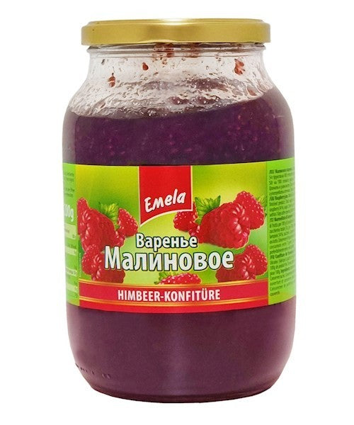 Emelja Himbeere Konfitüre Fruchtaufstrich Варенье малиновое  1,2kg