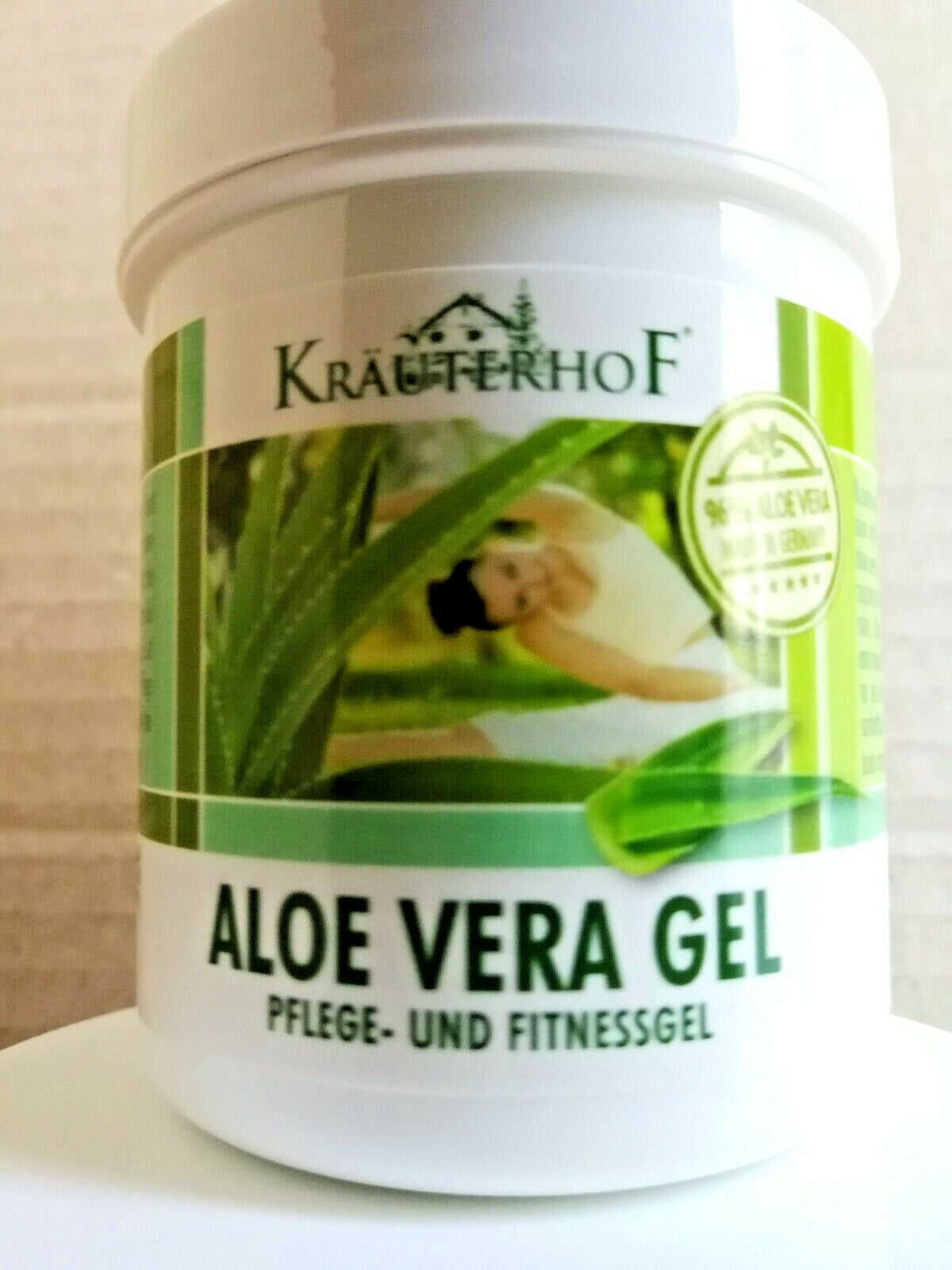 4x Kräuterhof® Aloe Vera Pflege- und Fitness Gel, 4x 100ml
