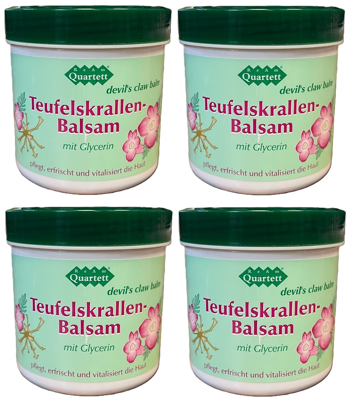 4x REAM QUARTETT  Teufelskrallenbalsam, 4x 250ml