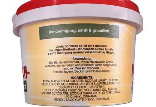 12x Linda Handreiniger Handwasch Creme Schmutz ab 12x 500 ml