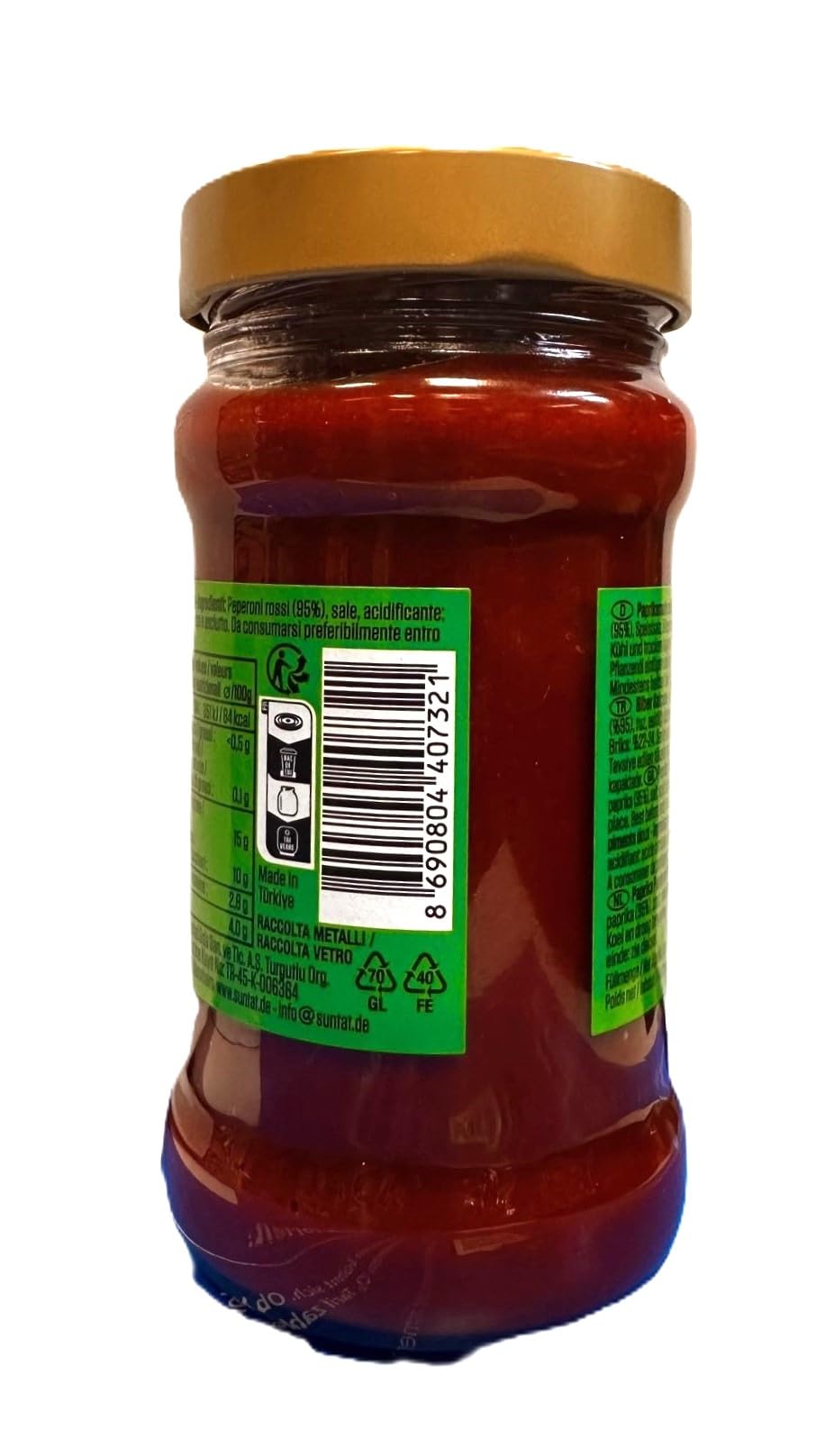 SUNTAT Paprikamark Mild Paprika Paste 310 g