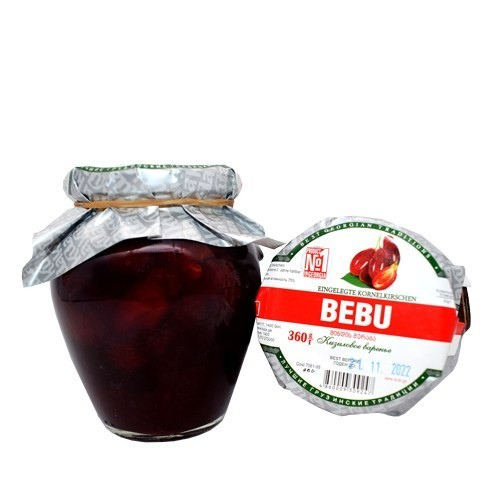 Kula Konfitüre Kornelkirsche Kisil Warenje Armenien 360g  Abtropfgewicht: 170g